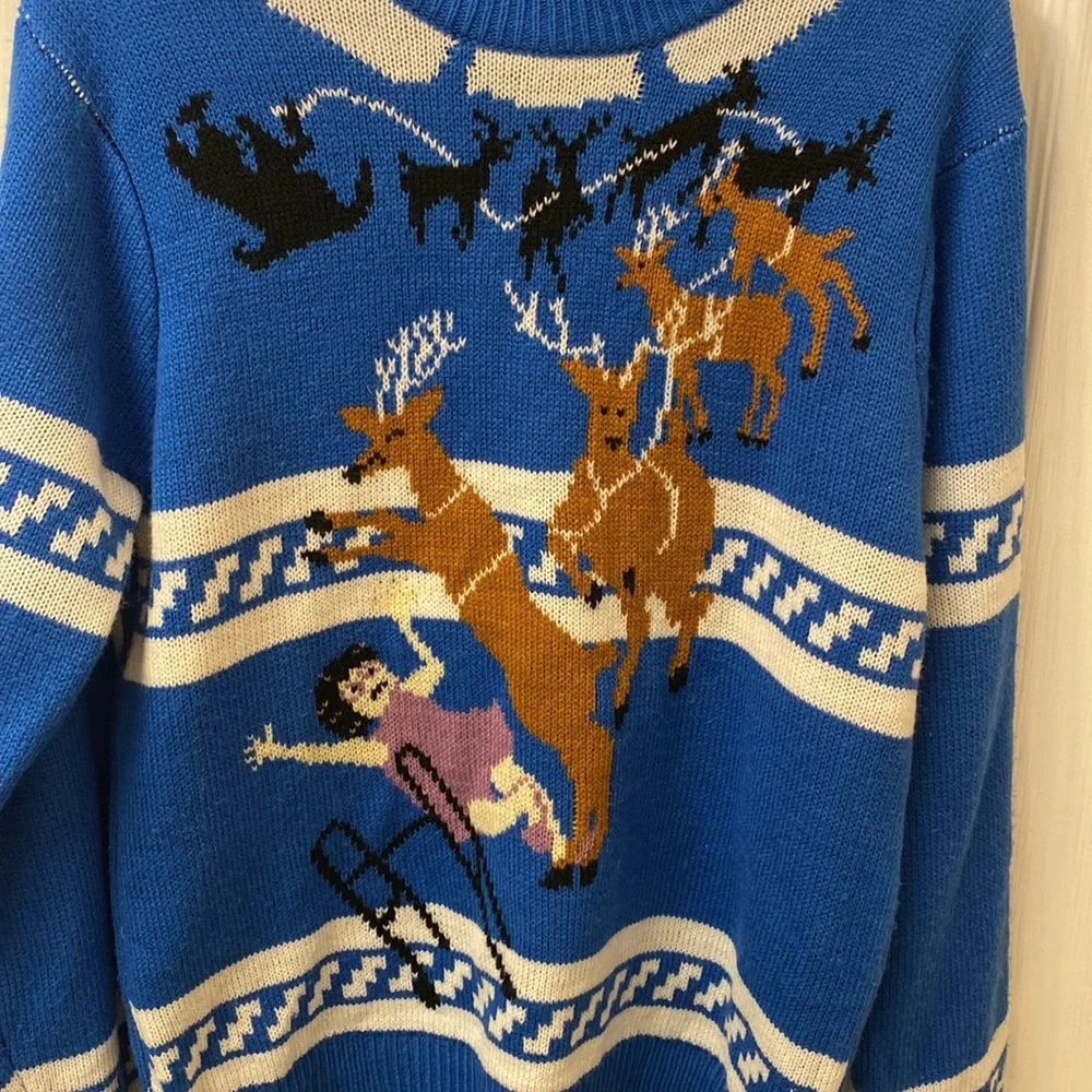 ‘Grandma Got Run Over by a Reindeer’ Ugly Christmas Sweater - Picture 4 of 7